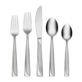 Oneida, Service for 8 Madeline 51 Piece Everyday Flatware Caddy, 18/0 Stainless Steel, Silverware Set