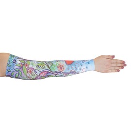 Lymphedivas Tutu Medical Graduated Compression Arm Sleeve for Lymphedema (Long 20-30 mmHg Medium)