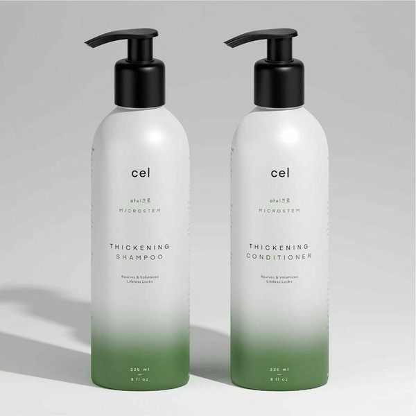 Cel Microstem- Natural Hair Thickening Shampoo & Conditioner Set (2