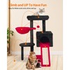 FISH&NAP Cute Cat Tree Kitten Cat Tower for Indoor Cat