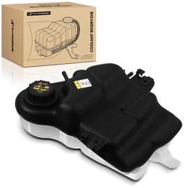 A-Premium Front Pressurized Engine Coolant Reservoir Tank with Cap Compatible with Ford Models - F-250 F-350 F-450 F-550 Super Duty 2003-2007, F-350 2005-2007, Excursion 2003-2005