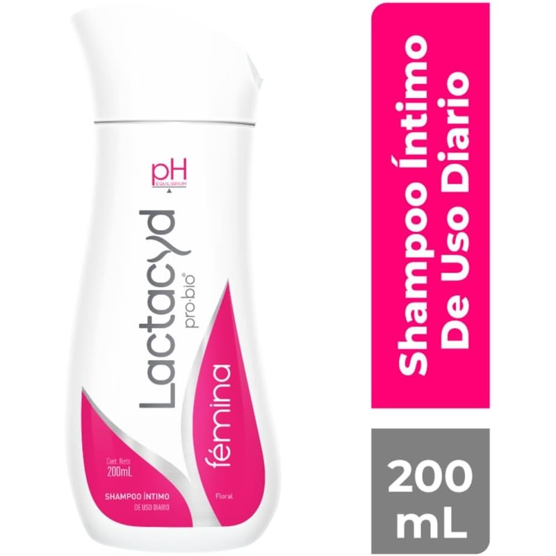 Lactacyd fémina shampoo íntimo de uso diario, 200ml