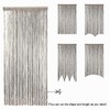 HSYLYM Knitting String Curtain Panels Dense Polyester Fringe Curtain Fly