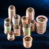 Pack of 20 Threaded Bushing Screws, Drive Nuts, Hexagon Socket