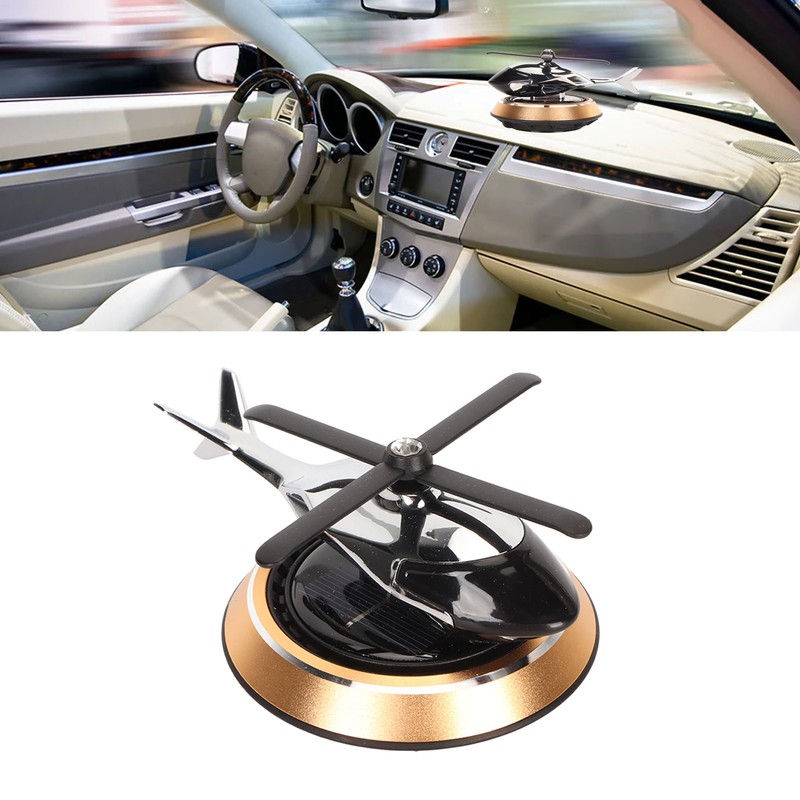 Car Air Fresheners with Solar Rotating Relieve Stress Purifie Odors