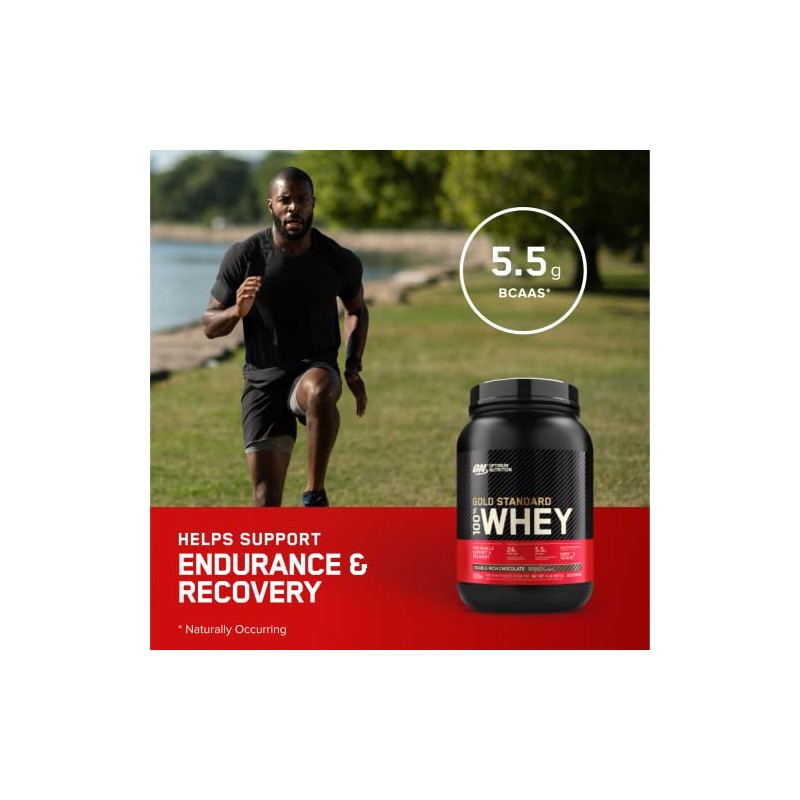 Optimum Nutrition Gold Standard 100 Whey Doble Chocolate Bote