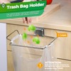 HNYYZL Trash Bag Holder,2 Pack Trash Bag Holder for Cabinet