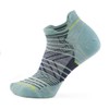 Smartwool Womens Run Zero Cushion Stripe Low Ankle Socks Frosty