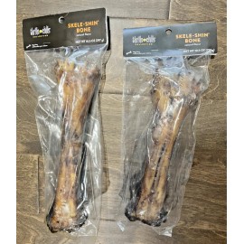 Thrills and Chills Set of 2 Large Dog Shin Bones for dogs (Skele-Shin Bones) -  - 10.5 Ounce Each