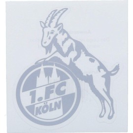 Naklejka przezroczysta (srebrna) 1. FC Köln
