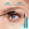 Lash Extension Mascara, Volumizing and Lengthening, Smudge-Proof, Waterproof, Long Wear,
