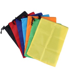 7 Pcs Drawstring Bag Waterproof Storage Bag Portable Shoe Bag Swimming Bag for Gym, Traveling, Camping, Hiking, Yoga, Shopping