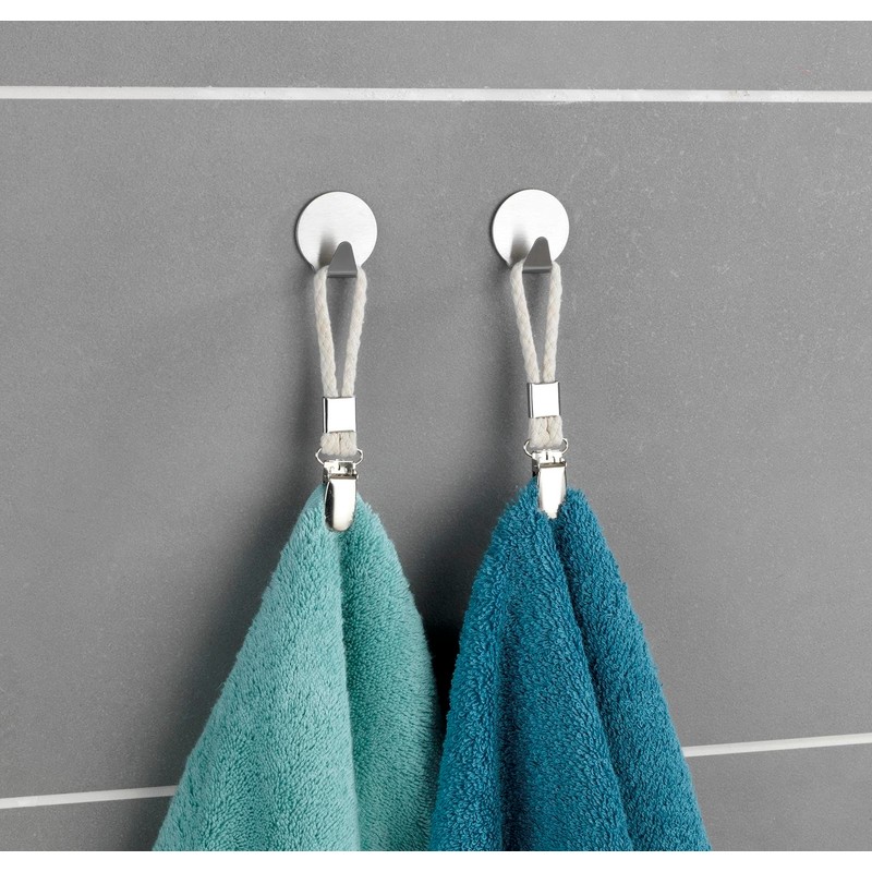 WENKO Stabilo Towel Hangers Set of 4