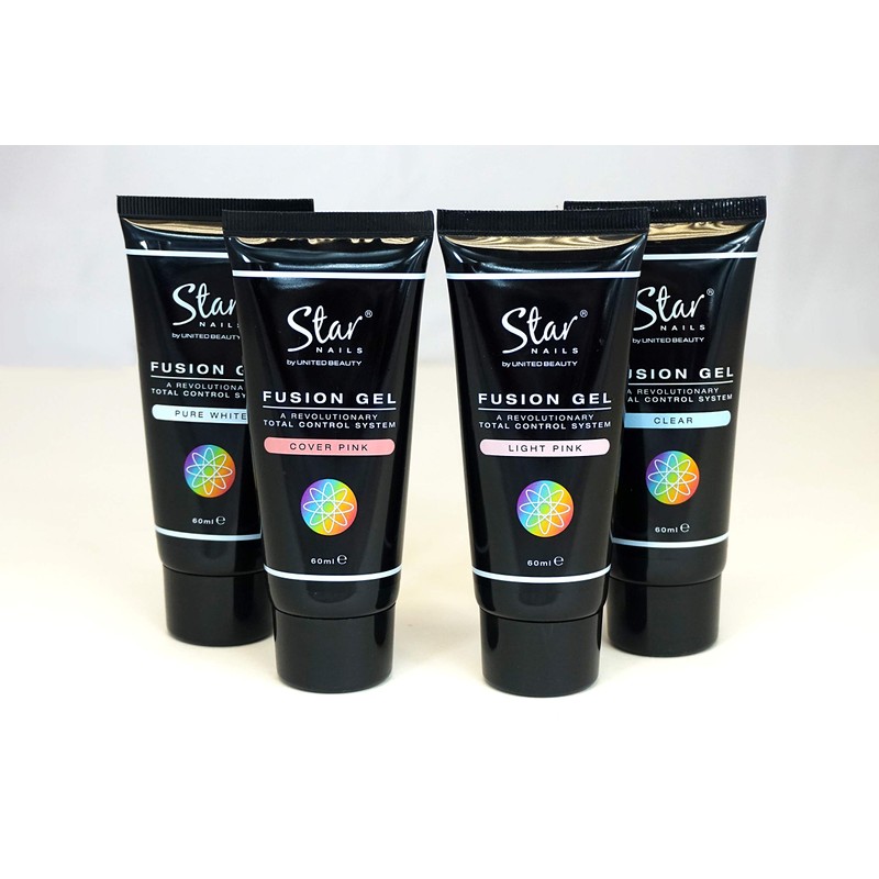 Star Nails Fusion Poly Gel Builder Nail Extension System (Clear