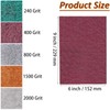 Tonmp 15 Pack 6 x 9 Inch Hand Pads Coarse