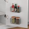 MaraFansie 2 Pack Plastic Lid Organizers Inside Cabinet for Kitchen