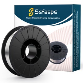 Sefaspe Flux Core Wire .030 - Mild Steel Gasless Low Splatter E71TGS Mig Welding Wire 10-Pound ABS Plastic Spool