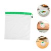 Ipetboom 10pcs Reusable Produce Bags - Mesh Drawstring Bags -