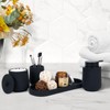 Black Bathroom Accessories Set - 4 Pcs Bathroom Accessory Sets