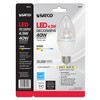 Satco S8953 Medium Bulb in Light Finish, 3.75 inches, 4,