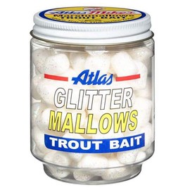 Atlas Mike's 32030 Glitter Mallows, White/Anise