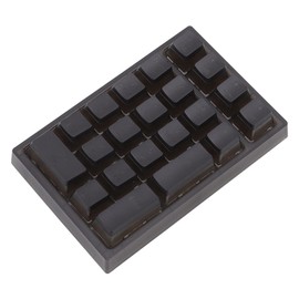 SUNGOOYUE Ergonomic Mechanical Numpad with RGB Backlight and 21 Keys for Laptop Users (Black)