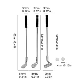 Unbranded Dollhouse Miniature Golf Set 5pc 1:24 Scale FAST US SHIPPER