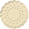 Duni Coasters 8-Ply Tissue Plain Champagne Diameter 7.5 cm Pack of 250