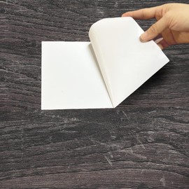WAVAPAL Faux Dark Grey Wood Product Peel and Stick Flat Contact Paper Vinyl Flooring Floor Sticker Wood Wall Panels Flooring for Living Room Bedroom Kitchen 36" X 6" 15PCS