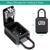 ORIA Key Storage Lock Box, 4 Digit Combination Lock Box,
