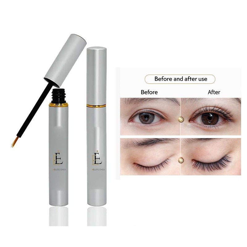 Elite Eves Natural Eyelash Serum - Longer, Thicker Lashes &