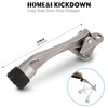 HOME&I Kickdown Door Stopper,4-Inch Door Holder Kick Door Kickstand Rubber