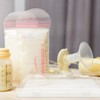 12 Pcs Clear Flat Breast Milk Freezer Storage Organizer Space