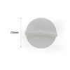 O4L Spring Cover White Round Diameter 72 mm for Diameter