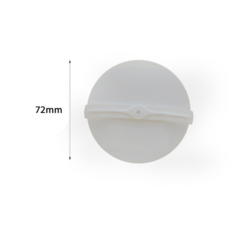 O4L Spring Cover White Round Diameter 72 mm for Diameter