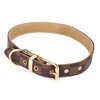 Dog Collar Durable Soft Stylish Plaid Pattern Dog Collar Adjustable