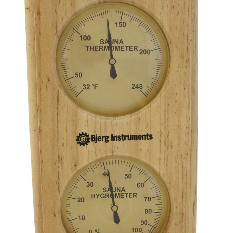 Sauna Thermometer and Hygrometer - 2-in-1 Indoor Analog Temperature &