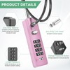 M METERXITY Gate Locks for Outdoor Fence, 23.6IN Heavy Steel