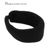 Foam Collar, Black, Adjustable Neck Support That Reduces Pressure, Comfortable,