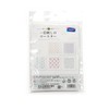 Olympus Thread Hitomezashi Sashiko Embroidery Kit Coaster White 5 Pieces
