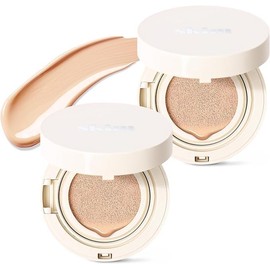 [POP UP in Korea's Trendsetting Spot] Skim Lupo Cushion Foundation [Korean Foundation, Cushion Foundation, Long-Lasting, Summer, SPF50 PA+++, Non-Greasy, Highly Moisturizing, Thin Application, Cica Niacinamide Cushion Foundation]2-PACK