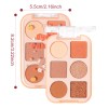 Kit 3 Sombras De Ojos Mate Y Resaltador De Tacto