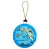 Ruth's Ethical Goods Florida Map Christmas Tree Ornament - Art