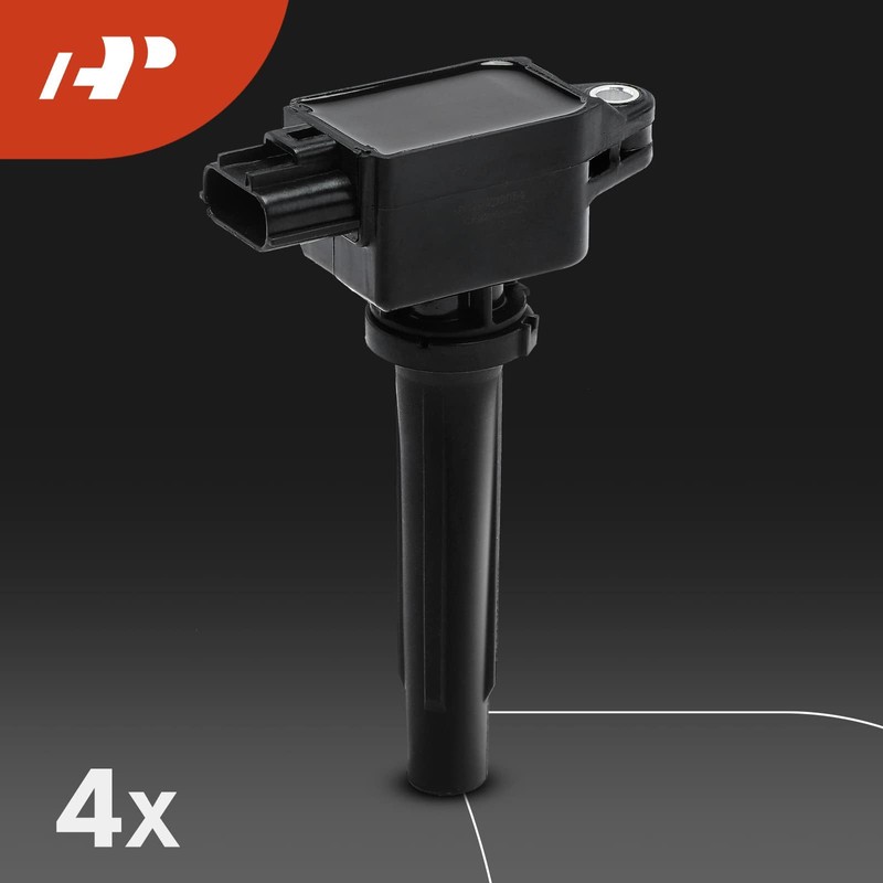 A-Premium Set of 4 Ignition Coil Pack and Iridium Spark