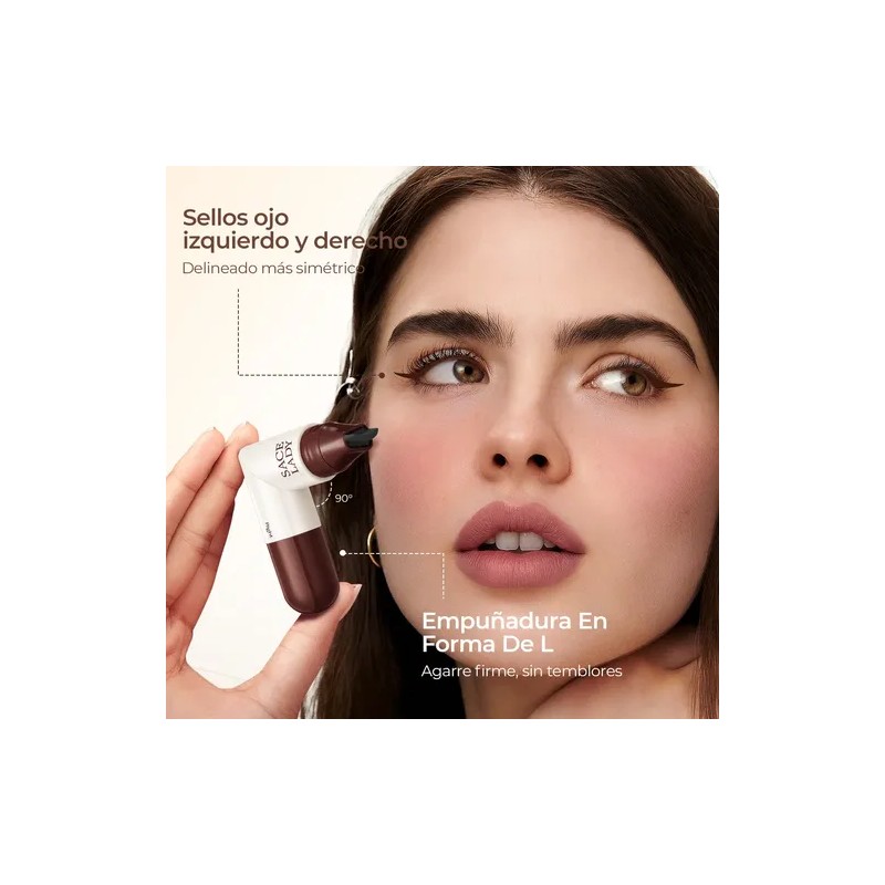 Sace Lady Doble Sello Delineador De Ojos Waterproof 2.8g