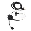 H360‑PC PC Monaural Headset Corded Single Ear Headset with 3