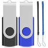 2Pack 8GB USB 2.0 Thumb Flash Drives Swivel Design Pen