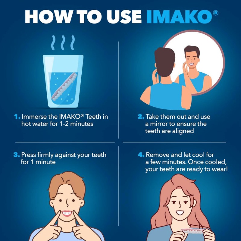 Imako Premium Cosmetic Uppers - 2 Pack - Small, Natural