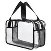 Large Clear PVC Cosmetic Bag, Multi-Functional Makeup Pouch, Travel Toiletry