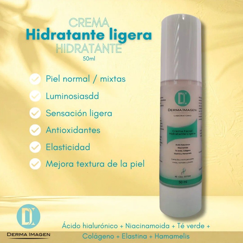 Crema Facial Hidratante Ligera